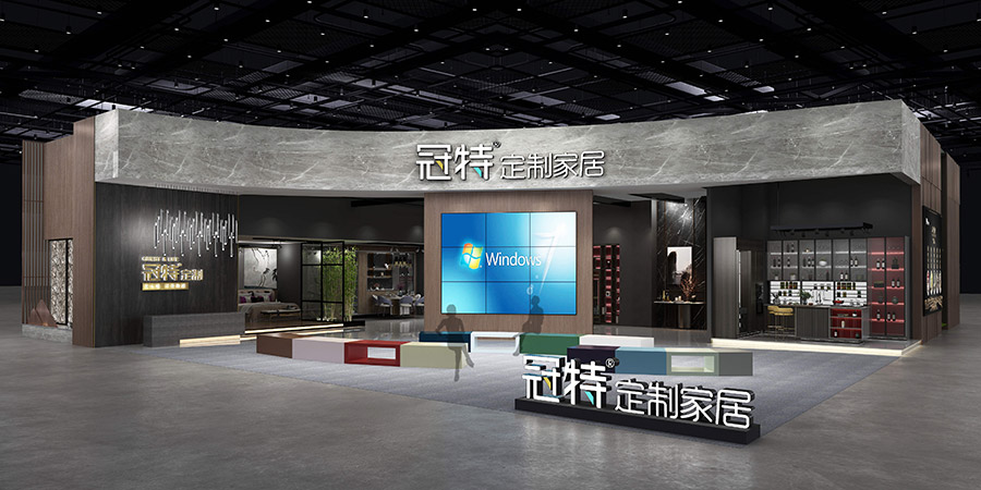 廣州定制家居展特裝指定搭建商，為客戶提供320平方米展臺(tái)設(shè)計(jì)搭建